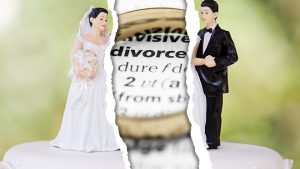 Divorce solicitors: Couple ripped apart image.